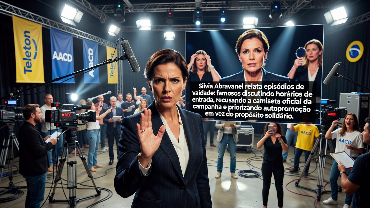Chris Flores defende Silvia Abravanel sobre bastidores do Teleton