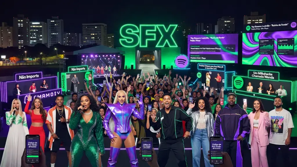 Spotify Lança Festival SFX com Ludmilla, Pabllo Vittar e Pedro Sampaio